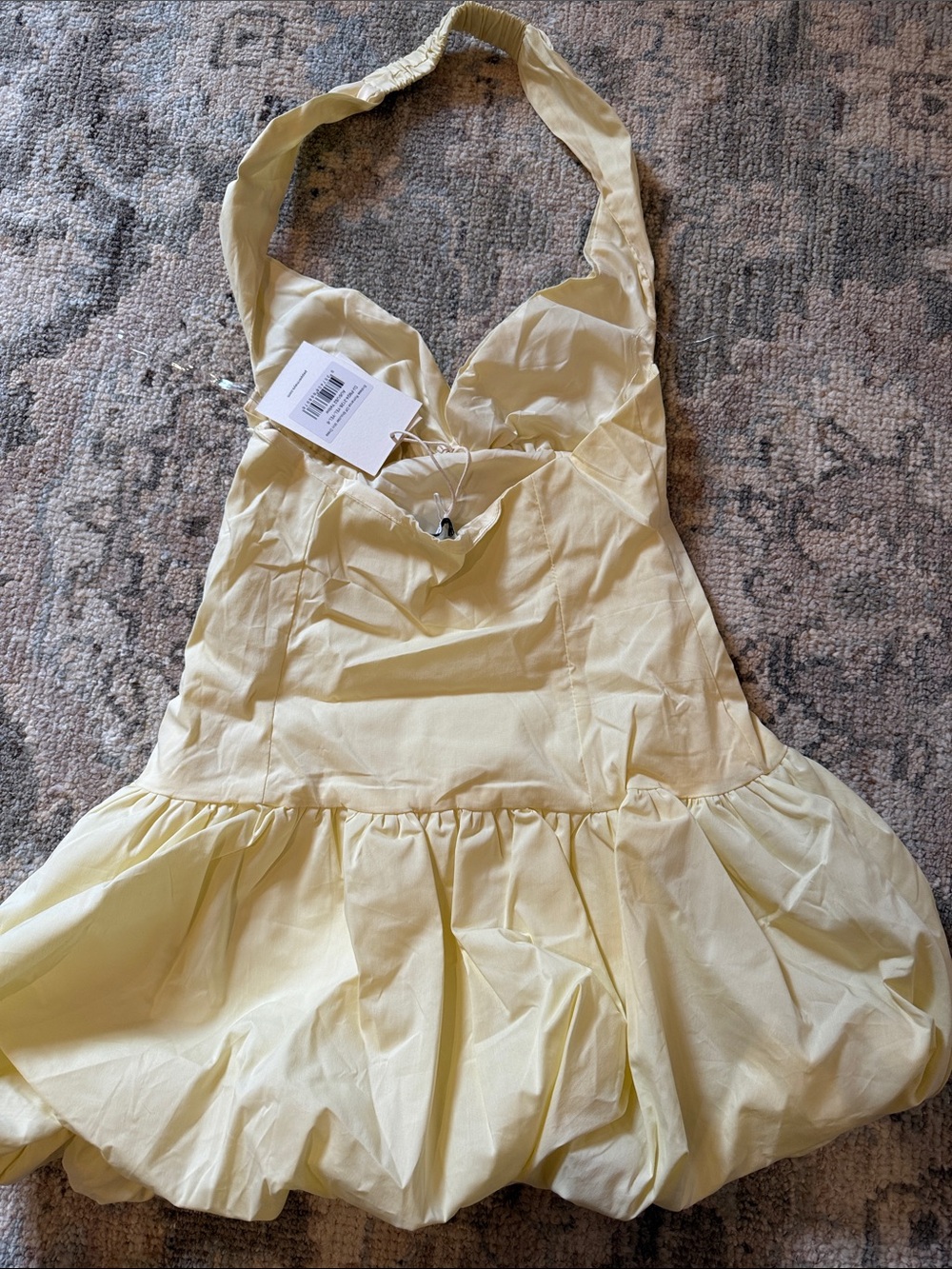 Peppermayo butter yellow mini dress - Picture 5 of 7